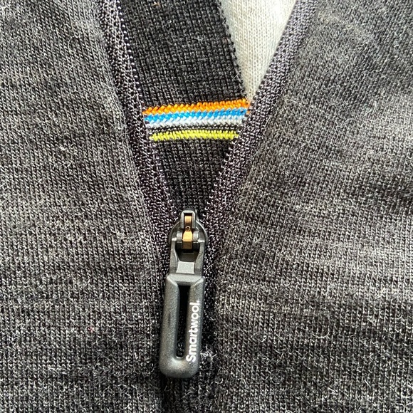 Smartwool Intraknit 200 Quarter Zip
Top Thermal Wool Blend Base Layer Sz S Black - Picture 8 of 12